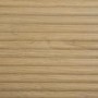 Light Oak Ribbed 4 Door Wardrobe with 2 Drawers - Valencia 