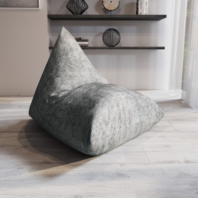 Light Grey Bean Bag Lounger - Vinny