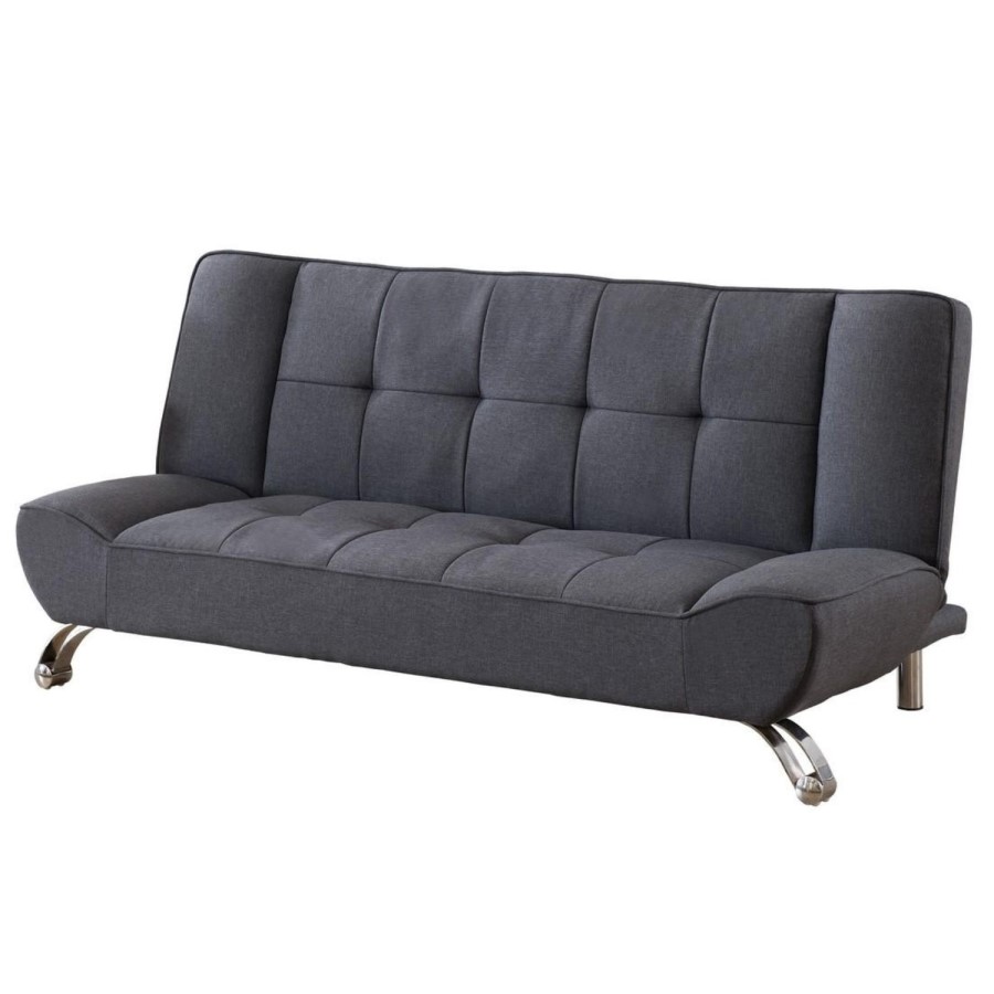 GRADE A1 - Vogue Grey Sleeper Sofa Bed - LPD Collection