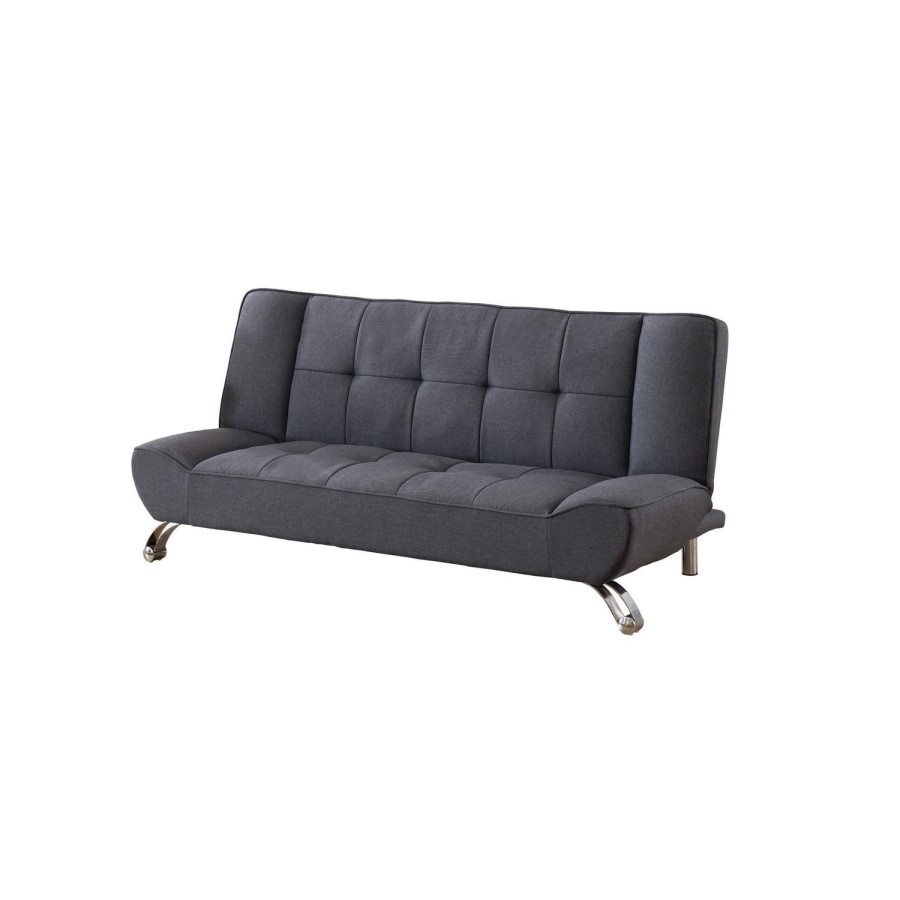 GRADE A1 - Vogue Grey Sleeper Sofa Bed - LPD Collection