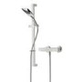 Bristan Vertico Thermostatic Mixer Bar Shower with Slide Rail & Square Handset 