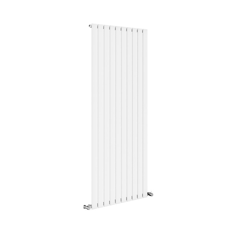 Riace White Vertical Flat Designer Radiator 1600x680mm Single Panel 4071 BTU