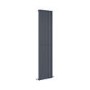 Ravello Anthracite Vertical Square Designer Radiator 1800x450mm Single Panel 3618 BTU