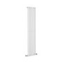Sorrento White Vertical Oval Designer Radiator 1600x354mm Single Panel 2282 BTU