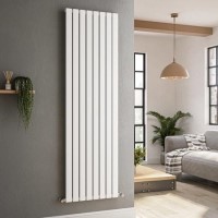 Riace White Vertical Flat Designer Radiator 1800x544mm Single Panel 3607 BTU Riace White Vertical Flat Designer Radiator 1800x544mm Single Panel 3607 BTU