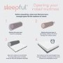 Single Waterproof Memory Foam Rolled Mattress with Removable Cover- Sleepful Essentials