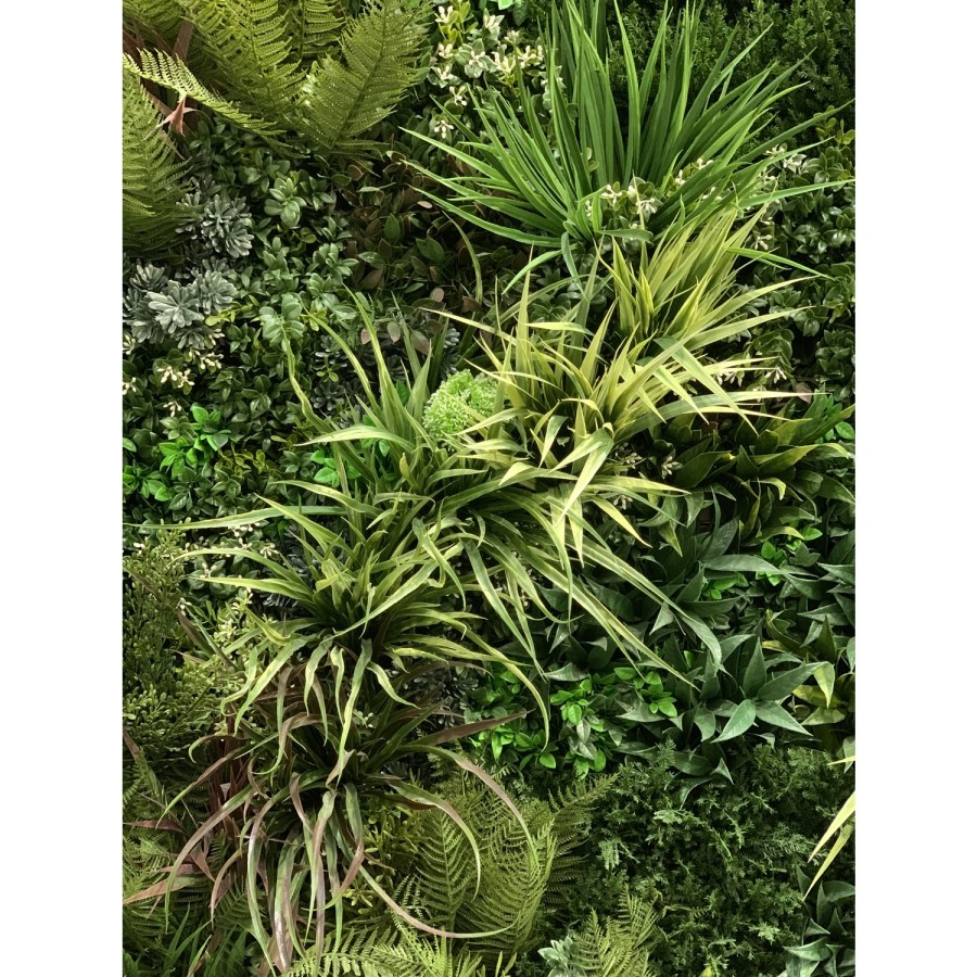 Green & White Artificial Flower Box 41 x 29cm- Vistafolia 