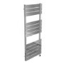 ElectriQ Designer Chrome Flat Panel Towel Rail - 400W with Wifi Thermostat - H1200xW500mm - IPX4 Bathroom Safe