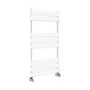 Riace White Vertical Flat Towel Rail  800x600mm Single Panel 1406 BTU