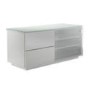 UKCF Paris Gloss White and white TV Cabinet - Up to 42 Inch