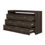 Dark Mango Wood Chest of 6 Drawers - Vixen