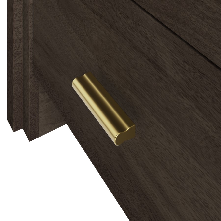 Dark Mango Wood Chest of 6 Drawers - Vixen
