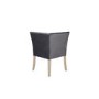 Dark Grey Fabric Corner Dining Bench Piece - Valent