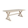 Oak Rectangle Trestle Table - Valent