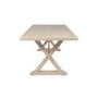 Oak Rectangle Trestle Table - Valent