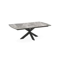 Large Grey Marble Coffee Table - Vida Living-Valerius