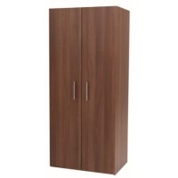 One Call Furniture Walnut 2 Door Wardrobe