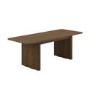 Walnut Finish Extendable 6-8 Seater Dining Table - Wave