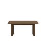 Walnut Finish Extendable 6-8 Seater Dining Table - Wave