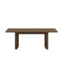 Walnut Finish Extendable 6-8 Seater Dining Table - Wave