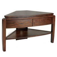 Belvedere Oak Old English Corner TV Unit  