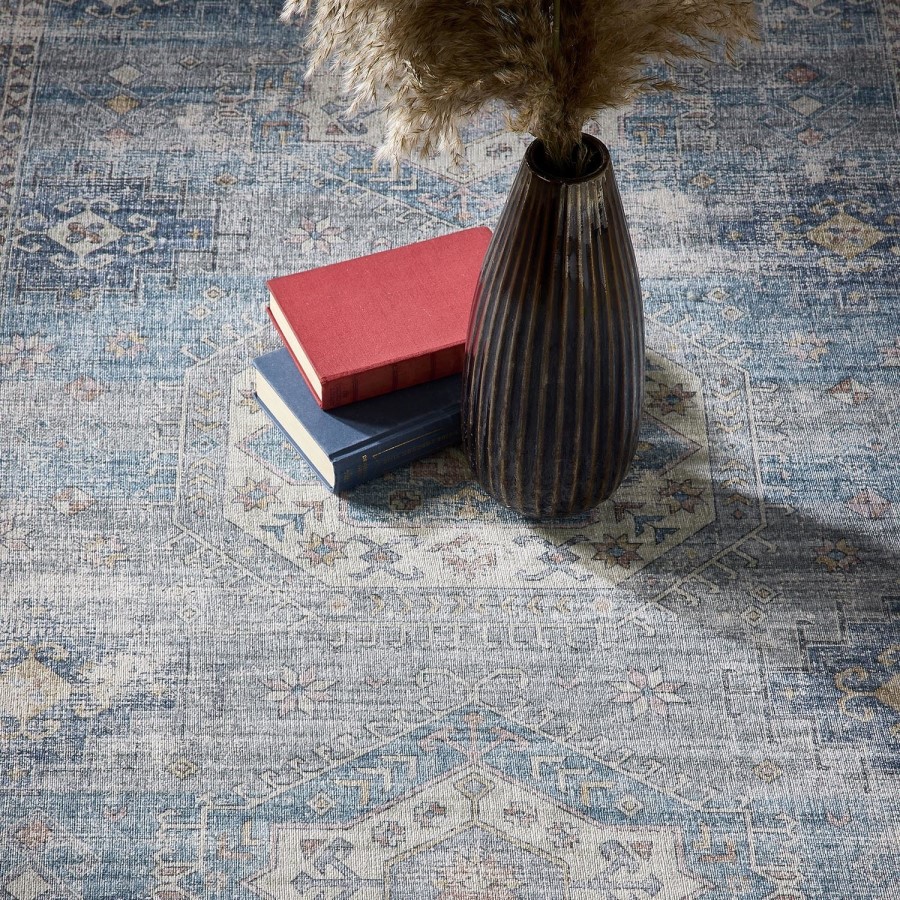 Washable Persian Blue Rug - 170 x 120 cm - Venice - Origins