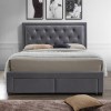 Birlea Woodbury Super King Upholstered Grey Ottoman Bed 