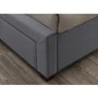 Birlea Woodbury King Size Upholstered Grey Ottoman Bed