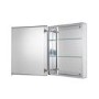 Croydex Chrome Mirrored Bathroom Cabinet 610 x 760mm