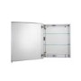 Croydex Chrome Mirrored Bathroom Cabinet 610 x 760mm