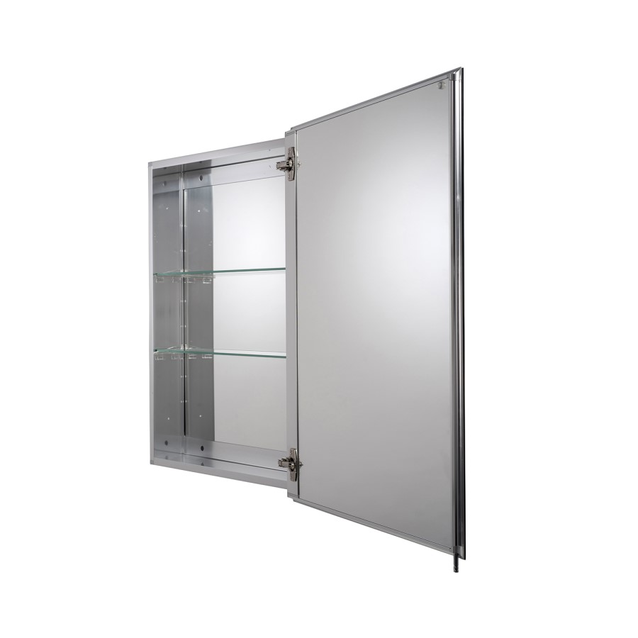 Croydex Chrome Mirrored Bathroom Cabinet 610 x 760mm