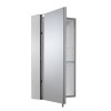 Croydex Chrome Mirrored Bathroom Cabinet 300 x 550mm