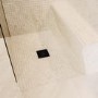 Matt Black Grate Waste Cover 115x115mm -Lagoon