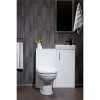 White WC Toilet Unit - Without Toilet - W410 x D780mm