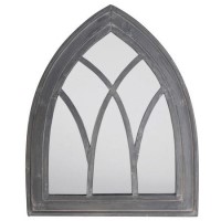 Fallen Fruits Gothic Grey Garden Mirror