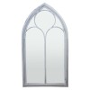 Grey Garden Church Window Mirror
