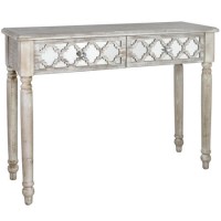 Aurora Boutique Miami Beach Mirrored Wood Ash 2 Drawer Console Table Aurora Boutique Miami Beach Mirrored Wood Ash 2 Drawer Console Table