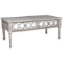 Aurora Boutique Mirrored Wood Ash Miami Beach Coffee Table