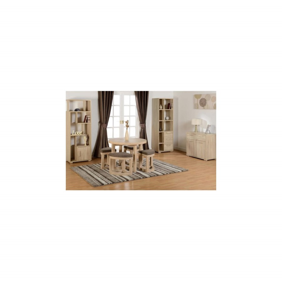 Seconique Cambourne Oak Effect 1 Door Display Unit