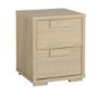 Seconique Cambourne 2 Drawer Bedside Chest - Sonoma Oak Effect Veneer