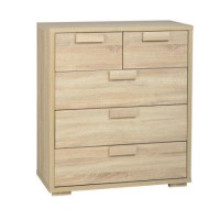 Seconique Cambourne 32 Drawer Chest - Sonoma Oak Effect Veneer