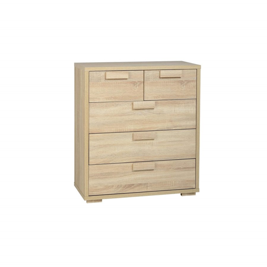 Seconique Cambourne 32 Drawer Chest - Sonoma Oak Effect Veneer