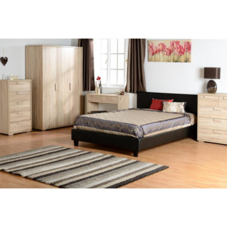 Seconique Cambourne 5 Drawer Chest - Sonoma Oak Effect Veneer