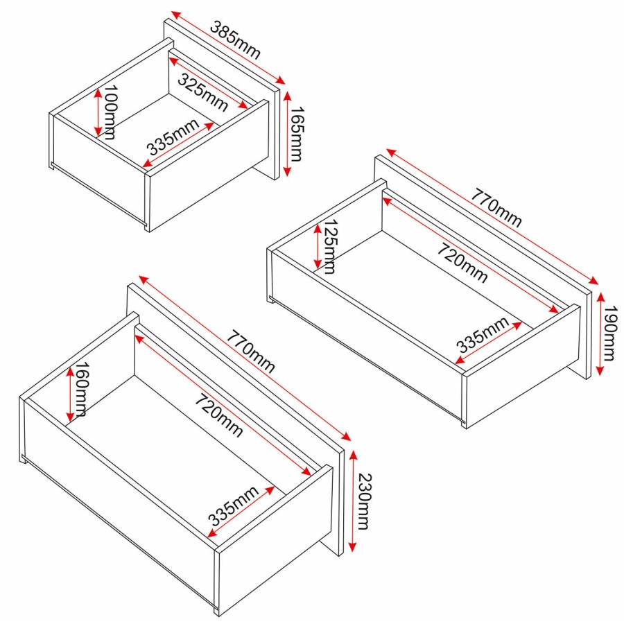 Seconique Regent 3+2 Drawer Chest in Teak Effect