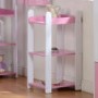 Seconique Lollipop 3 Shelf Unit in Pink and White