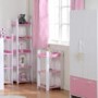Seconique Lollipop 3 Shelf Unit in Pink and White