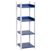 Seconique Lollipop 4 Shelf Unit in Blue and White