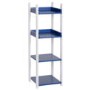Seconique Lollipop 4 Shelf Unit in Blue and White
