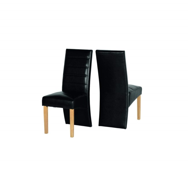 Seconique G5 Pair of Chairs - Black PU