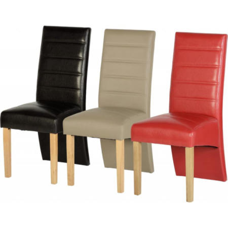 Seconique G5 Pair of Chairs - Black PU